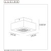Ceiling Spotlight Lucide XIRAX LED white, 1-light source