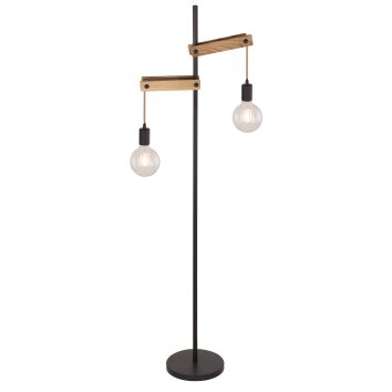 Globo VISSO Floor Lamp brown, black, 2-light sources