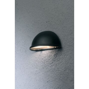Konstsmide TORINO wall light black, 1-light source