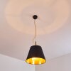 Saillon Pendant Light black, 1-light source