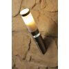Brilliant Bole outdoor wall torch stainless steel, 1-light source, Motion sensor