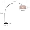 Steinhauer LILAC Floor Lamp black, 1-light source