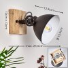 SVANFOLK Ceiling Light brown, black, white, 1-light source