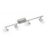 Eglo ORVIETO 1 ceiling spotlight LED matt nickel, 4-light sources