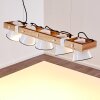 OKSBOL Pendant Light Light wood, white, 5-light sources