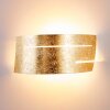 Novara wall light gold, 1-light source