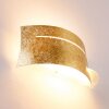 Novara wall light gold, 1-light source