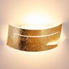 Novara wall light gold, 1-light source