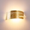Novara wall light gold, 1-light source