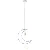 Pendant Light Brilliant Ezra blue, white, 1-light source