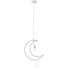 Pendant Light Brilliant Ezra blue, white, 1-light source