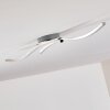 Nendaz Ceiling Light LED matt nickel, 2-light sources