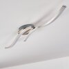 Nendaz Ceiling Light LED matt nickel, 2-light sources