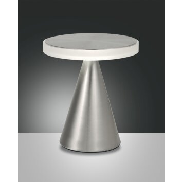 Fabas Luce NEUTRA Table Lamp LED matt nickel, 1-light source