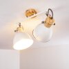 Banjul Ceiling Light Light wood, white, 2-light sources