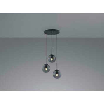 Trio BALINI Pendant Light LED anthracite, 3-light sources