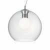 Ideal Lux NEMO Pendant Light chrome, 1-light source