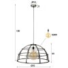 BROCKENDAAL Pendant Light bronze, 1-light source