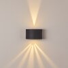 WINDHOEK Outdoor Wall Light LED, 2-light sources