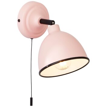 Brilliant TELIO Wall Light pink, 1-light source