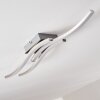 Letala Ceiling Light LED chrome, matt nickel, 3-light sources