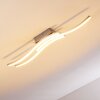 Letala Ceiling Light LED chrome, matt nickel, 3-light sources