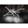 Leuchten-Direkt WAVE ceiling light LED stainless steel, 4-light sources