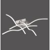 Leuchten-Direkt WAVE ceiling light LED stainless steel, 4-light sources