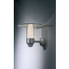 Konstsmide Nova wall light silver, 1-light source