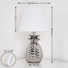 Pina Table Lamp white, 1-light source