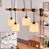 SAMBIA Pendant Light brown, black, 4-light sources