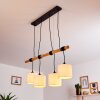 SAMBIA Pendant Light brown, black, 4-light sources