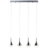 Brilliant FRIZZANTE Pendant Light LED chrome, 4-light sources