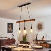SEEGAARD Pendant Light Light wood, black, 3-light sources
