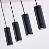 Zuoz Pendant Light black, 4-light sources