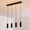 Zuoz Pendant Light black, 4-light sources