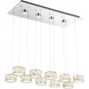 Globo AMUR Pendant Light LED chrome, 1-light source