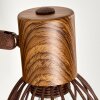 Wall Light Arjen Dark wood, rust-coloured, 1-light source
