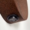 Wall Light Arjen Dark wood, rust-coloured, 1-light source