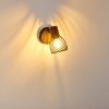 Wall Light Arjen Dark wood, rust-coloured, 1-light source