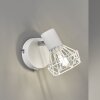 wall spotlight Fischer & Honsel Ran matt nickel, 1-light source