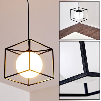 LEGANO Pendant Light black, 1-light source
