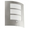 Eglo CITY Wall Light stainless steel, Motion sensor