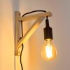 SASAGAWA Wall Light Light wood, black, 1-light source