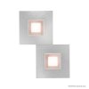 Grossmann KARREE Wall Light LED copper, 2-light sources