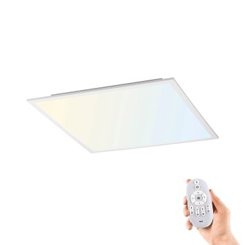 Leuchten-Direkt FLAT ceiling light LED white, 1-light source, Remote control