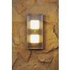 Konstsmide outdoor wall light LED stainless steel, grey, 1-light source