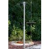Nordlux Vejers lamppost transparent, clear, galvanized, 1-light source