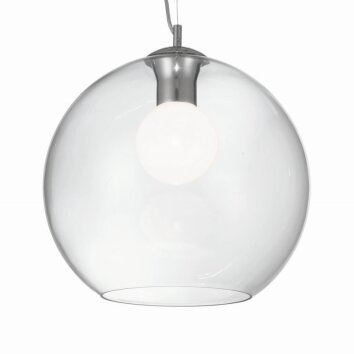 Ideal Lux NEMO Pendant Light chrome, 1-light source