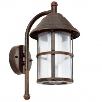 Eglo SAN TELMO outdoor wall light dark brown, 1-light source